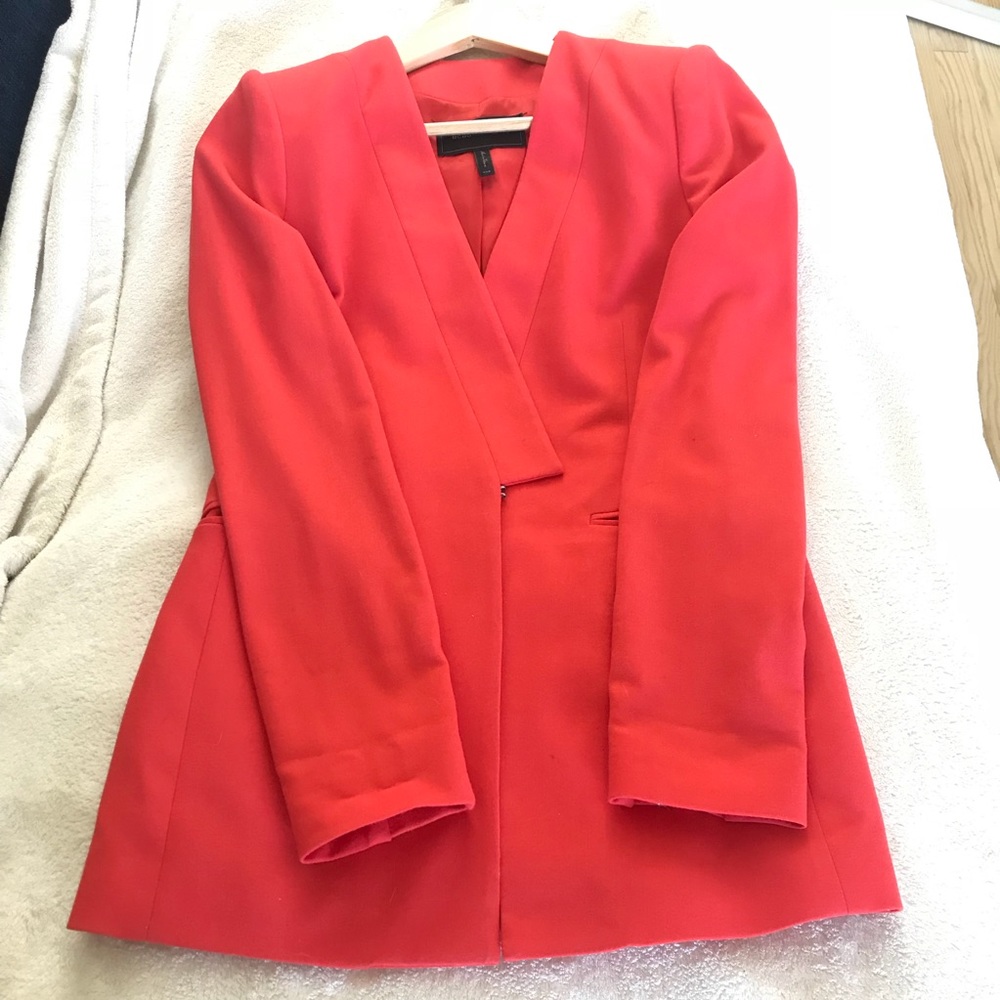 Orange blazer